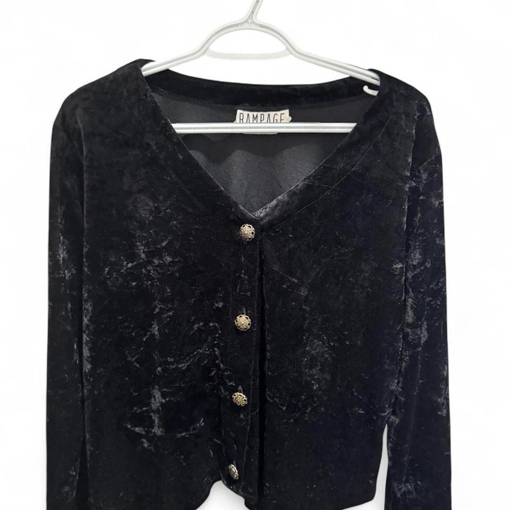 VTG Velvet Whimsigoth Cottage Cardigan Rampage